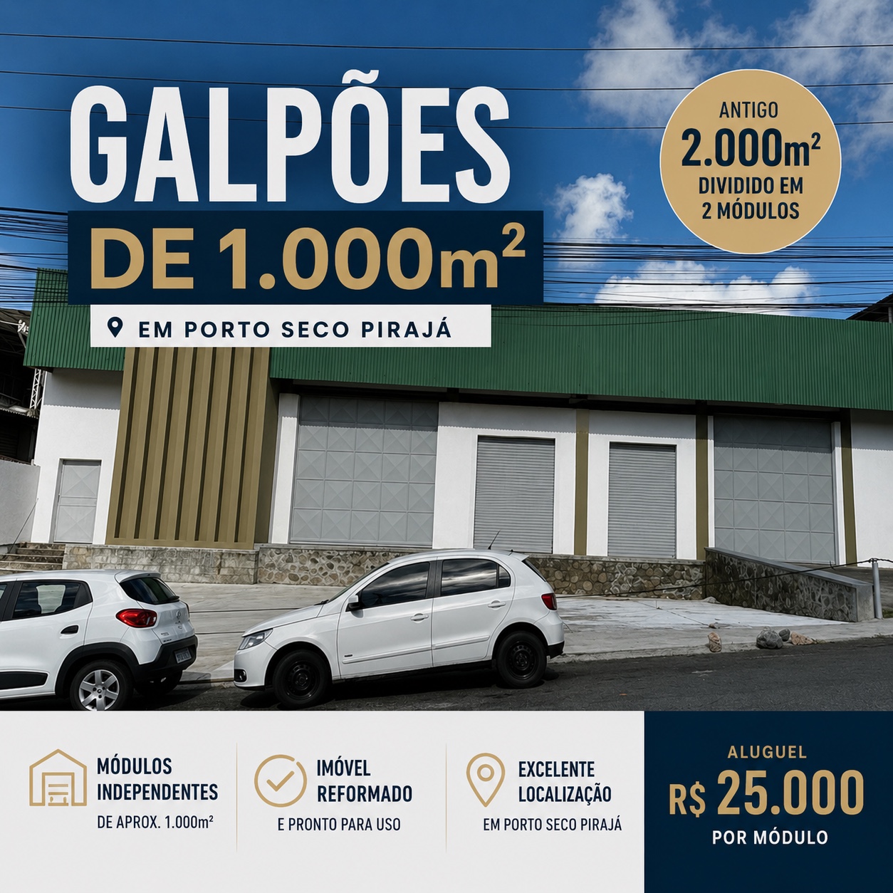 Galpão em Porto Seco Pirajá — BG-0011 — foto original 1 de 6
